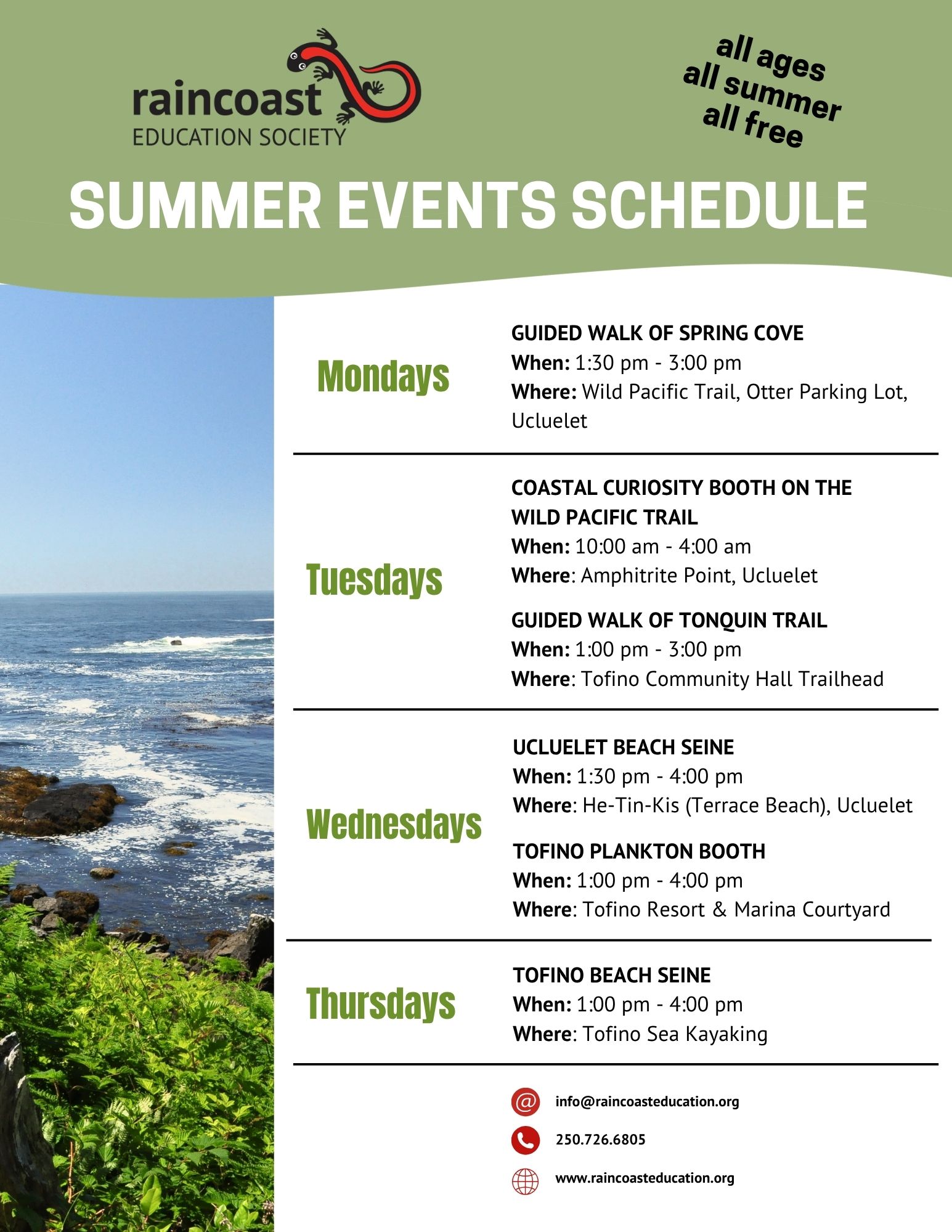 Summer program poster